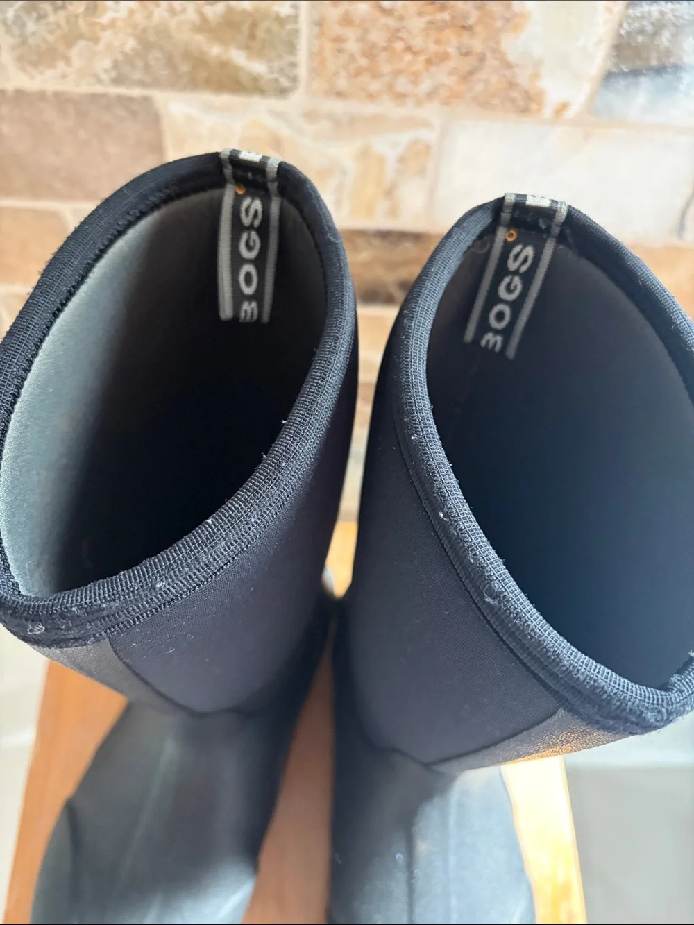 Bogs Kids Tall Black Waterproof Rain/snow Boots Insulated